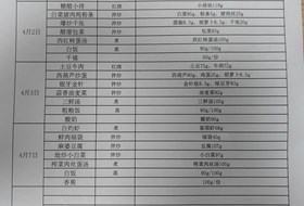 2023-2024学年第二学期第七周食谱